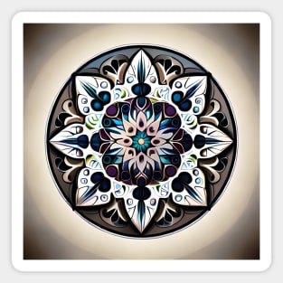 Flower pattern #0001 Magnet